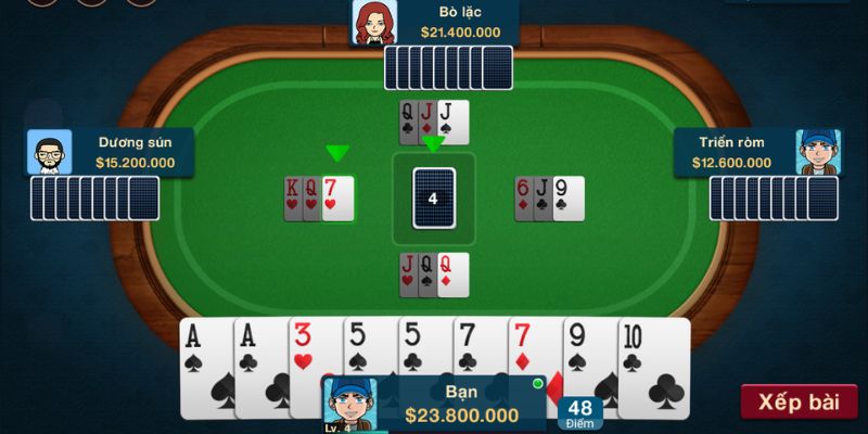 Tá Lả - Tổng Hợp Quy Tắc Chơi Bài Dễ Hiểu Cho Người Mới 4 Chỉ dẫn quy trình chơi một ván Tá Lả cụ thể